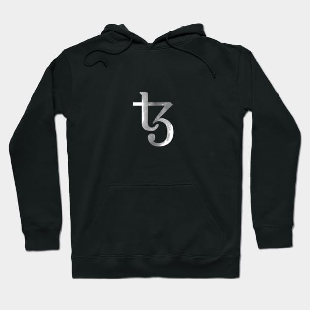 Tezos Crypto Logo Hoodie by LunarLanding